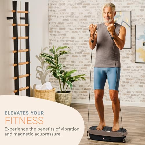 Lifepro Vibration Plate Exercise Machine with Magnetic Acupoints for Full Body Fitness P3479
