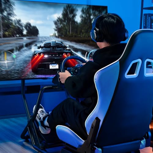 ARES WING Racing Simulator Cockpit with Monitor Mount and Seat P60837