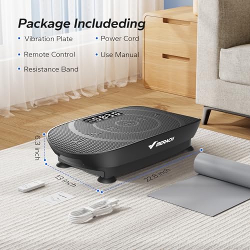 MERACH Vibration Plate Exercise Machine for Whole Body Workout at Home A4467