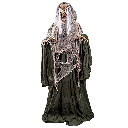 JOYIN 65" Halloween Animatronics Ghost Decor with Sound for Outdoor T10357