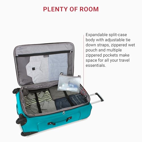 SwissGear Sion Softside Expandable Luggage, Black, 29-Inch C81483