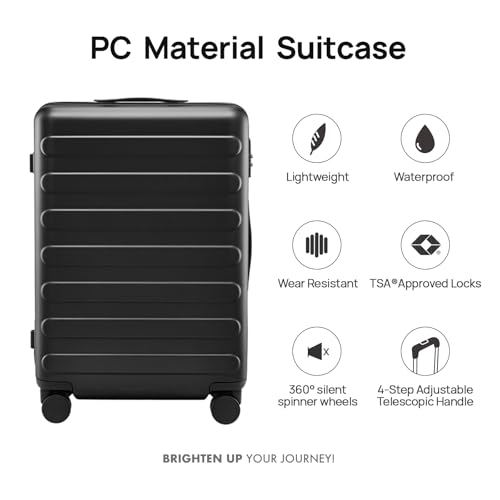 Carry-on Luggage 20 Inch Hardshell with Spinner Wheels and TSA Lock L610552