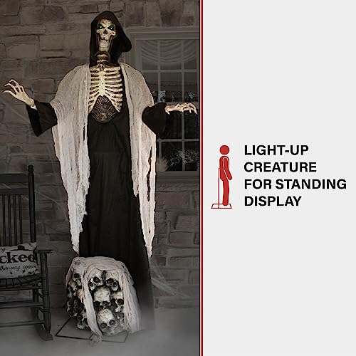 Haunted Hill Farm Motion-Activated 7.5-Ft. Smoldering Ghoul Animatronic Halloween Decoration N1475