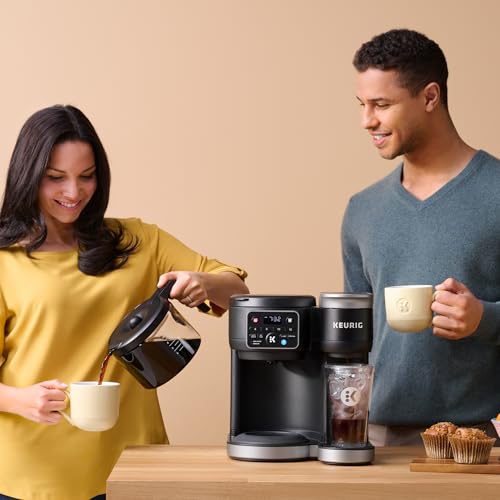 Keurig K-Duo Hot & Iced Single Serve & Carafe Coffee Maker, 72oz Reservoir W9296