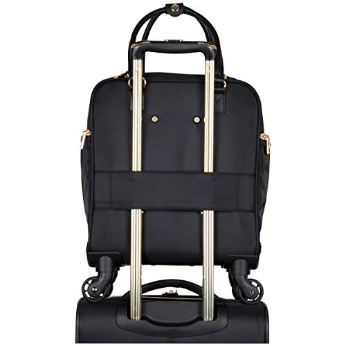 Kenneth Cole REACTION Chelsea Chevron Quilted Luggage, Black, 24-Inch V572