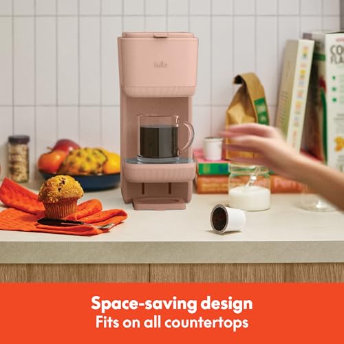 BELLA Single Serve Coffee Maker, K Cup & Ground Compatible, Auto Shutoff X237