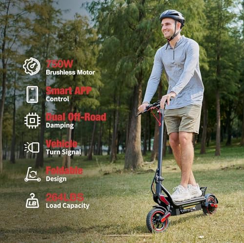 Electric Scooter 1000W Motor 28 MPH Foldable for Adults P648726