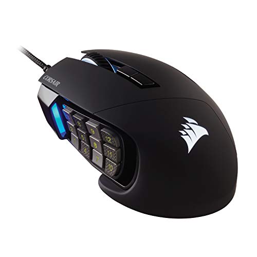 Corsair SCIMITAR RGB ELITE Gaming Mouse, 18,000 DPI, Black F130136