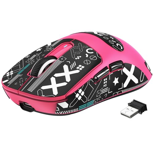 ATTACK SHARK X3 Wireless Gaming Mouse, 49g Ergonomic, PAW3395 26K DPI, White C238377
