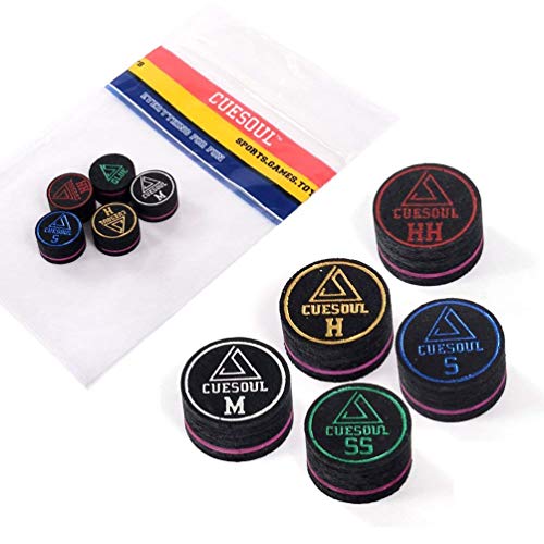 CUESOUL Glue on Pool Cue Tips for Snooker K4651