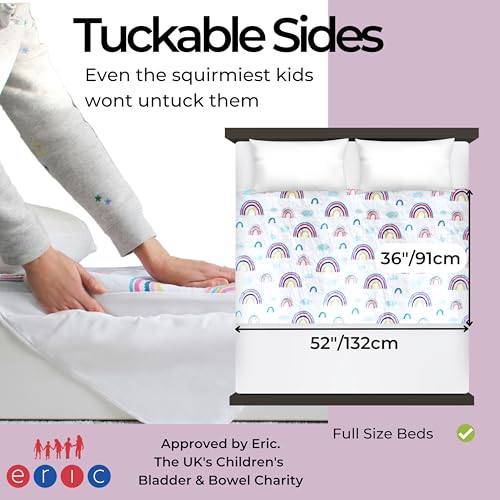 Hygge Sheets® Potty Training Pee Pads for Kids, Toddlers - 100% Waterproof, Non Slip, Washable, Dinosaur P67400