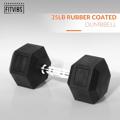 Hex Dumbbells Rubber Coated Hand Weights C709
