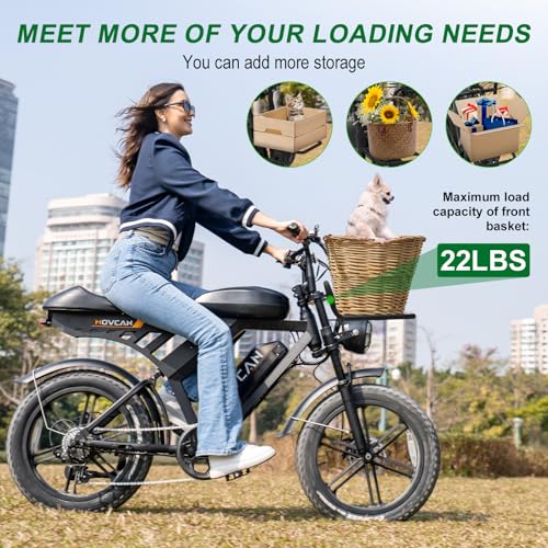 MOVCAN V30 Series Electric Bike for Adults 20" Fat Tire Ebike N31922