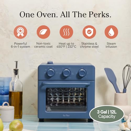 Our Place Wonder Oven 6-in-1 Air Fryer & Toaster Oven with Steam Infusion, Char J748