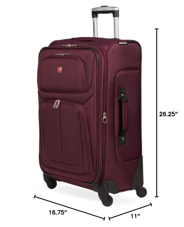 SwissGear Sion Softside Expandable Luggage, Black, 29-Inch C81483