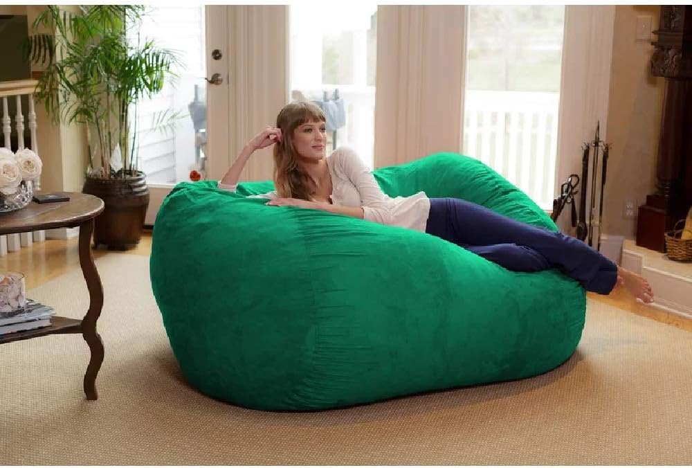 Ultra Plush Bean Bag Sofa with Microsuede Cover for Kids and Adults U875
