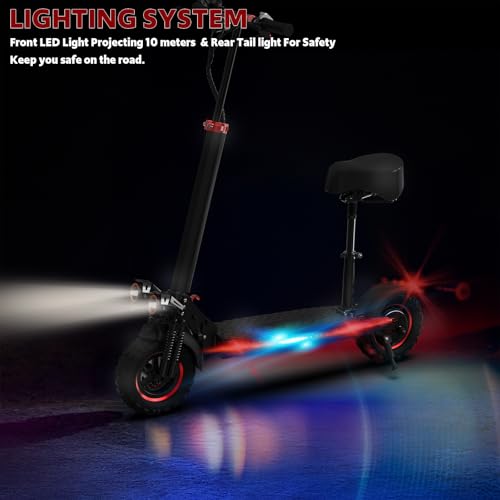 Off Road Electric Scooter Adults 800W 48V 11" All-Terrain Tires Dual Suspension B277