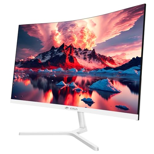 CRUA 30Inch Ultrawide Curved Monitor, 21:9 WFHD 2560x1080P, 100Hz, VA Panel, Black Y8772