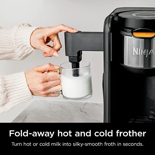 Ninja Hot and Cold Brewed System, Tea & Coffee Maker, 50 oz Thermal Carafe, Black B9176