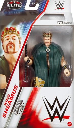 Mattel WWE Elite Action Figure King Sheamus, 6-inch Collectible with Accessories L34191
