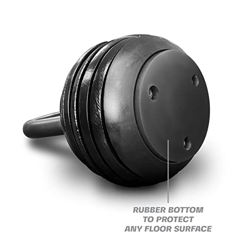 Tru Grit Fitness Adjustable Kettlebell 20LB Home Gym Strength Training C2794