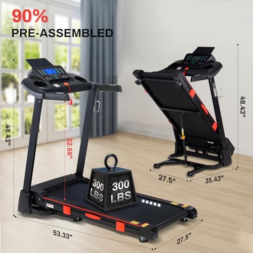 Foldable Treadmill for Home with Auto Incline and Bluetooth N9768