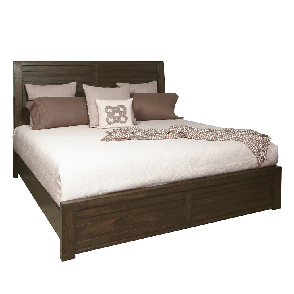 Sedona Transitional Wood Bedroom Set Queen with Dresser and Mirror H29321