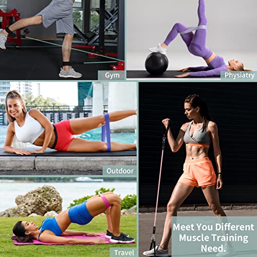 VEICK Resistance Bands with Handles for Home Workout O75059