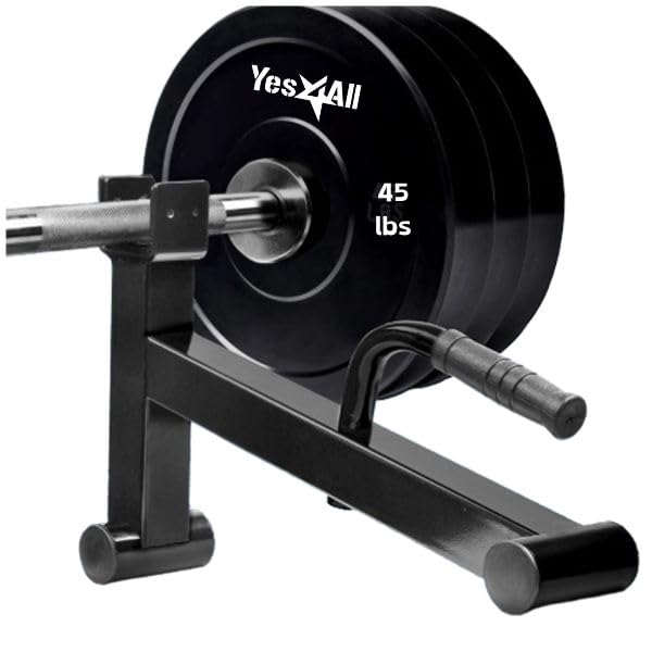 Yes4All Deadlift Jack Barbell Stand for Weight Training W456663