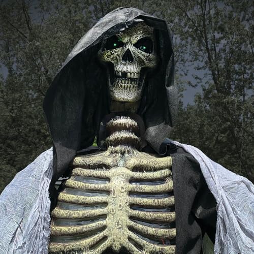 Haunted Hill Farm Motion-Activated 7.5-Ft. Smoldering Ghoul Animatronic Halloween Decoration N1475