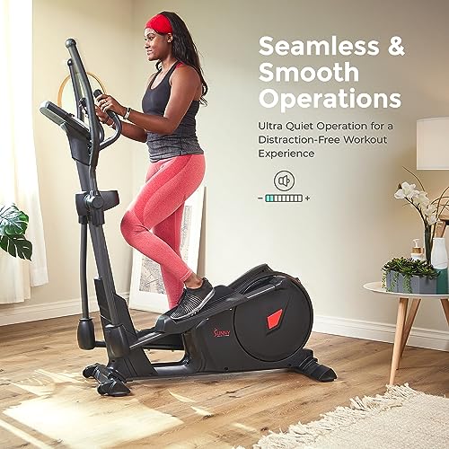 Sunny Health & Fitness Programmable 16 Electro-Magnetic Elliptical Cross Trainer W120663