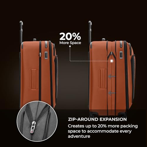 Briggs & Riley 22" Carry On Expandable Spinner - Softside Luggage, Black G487462