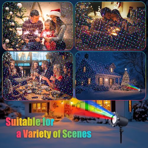 Halloween Christmas Laser Lights Projector Outdoor with Remote Z866