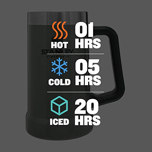 Stanley Stay-Chill Beer Stein 24 oz Insulated Stainless Steel Tumbler U450
