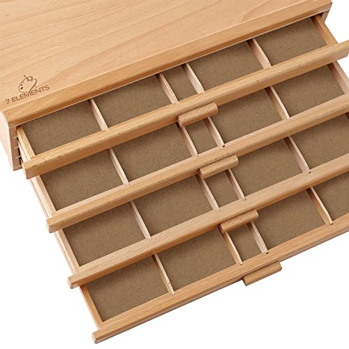 7 Elements 6 Drawer Wooden Artist Storage Box G860