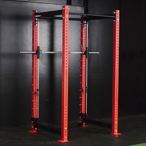 Titan Fitness X-3 Series 80" Smith Machine Power Rack Attachment with Olympic Bar J380530
