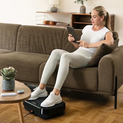 TheNeat Vibration Plate Exercise Machine, Whole Body Workout Platform, 330 Lbs Capacity R20129