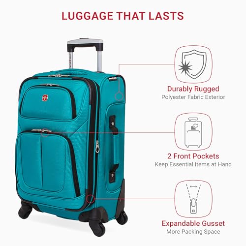 SwissGear Sion Softside Expandable Luggage, Black, 29-Inch C81483