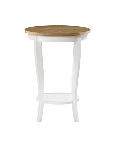 American Heritage Round End Table, Black U219