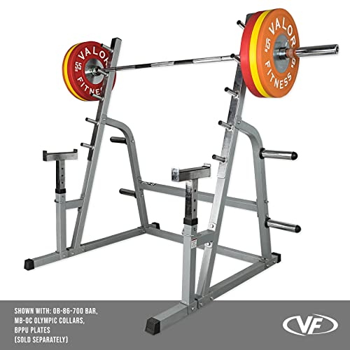 Valor Fitness Bench Press Squat Rack Combo Half Power Cage A852780