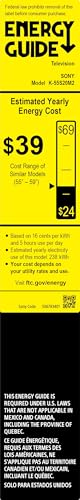 Sony BRAVIA 2 II 55 Inch 4K Ultra HD LED Smart TV with Google TV G214213