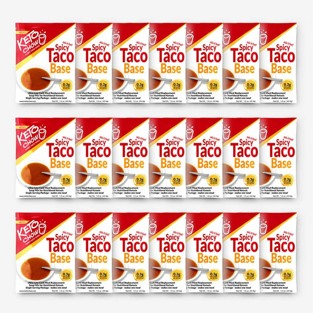 Spicy Taco Soup Keto Chow Go Pack 21 singles