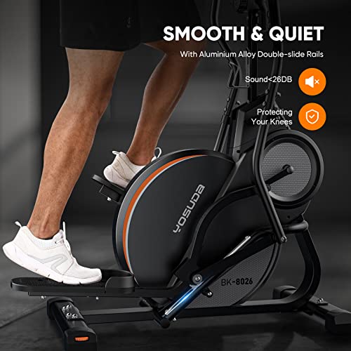 YOSUDA Pro Cardio Climber Stepping Elliptical Machine, 3-in-1 Total Body Fitness Trainer W695