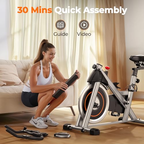 YOSUDA Exercise Bike, Magnetic Indoor Cycling Bike for Home with App Y907945