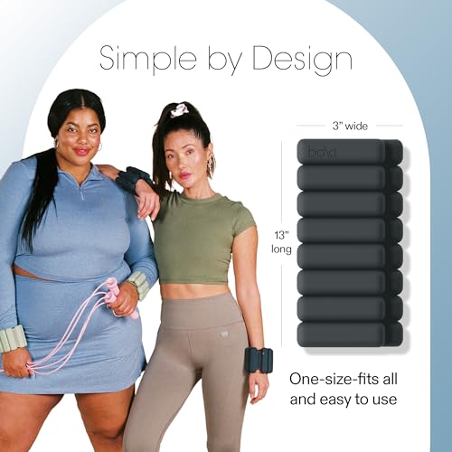 Bala Bangles Wrist & Ankle Weights Adjustable Silicone Set for Women Men Y10032