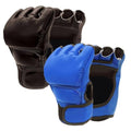 2 Pairs Boxing Kickboxing Gloves for Men Women Leather Sparring Training MMA O811