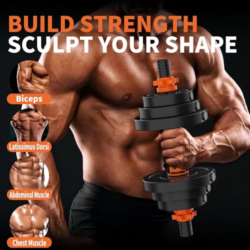 VTORY Adjustable Dumbbell Set 4-in-1 Weight Set for Home Gym F961659