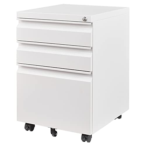 2 Drawer Vertical File Cabinet with Lock for Letter Size, Steel Office Storage Y50014