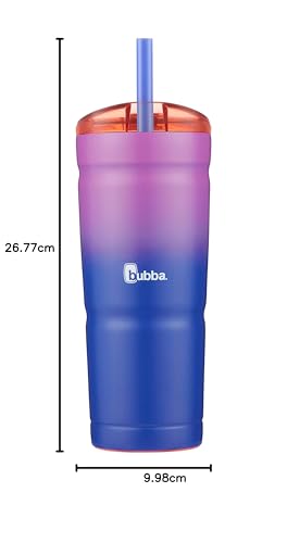 Bubba Vacuum Insulated Stainless Steel Tumbler with Straw 24oz 2 Pack X31903