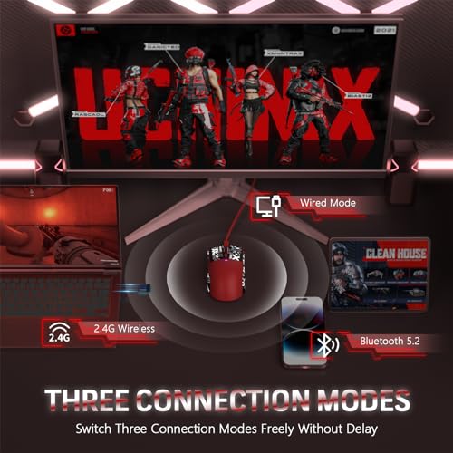 Attack Shark X11 59g Superlight Wireless Gaming Mouse with RGB Charging Dock, Black W869